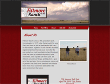 Tablet Screenshot of fillmoreranch.com